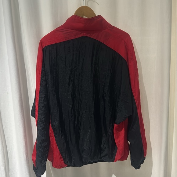 Vintage Cheetah red black workout windbreaker - Picture 2 of 8